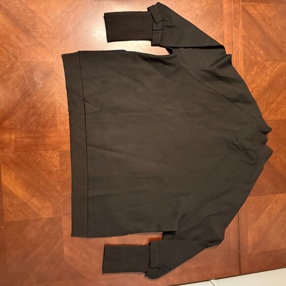 Madonna & Co Black Half-Zip‎ Pullover Sweatshirt Large - Picture 8 of 10